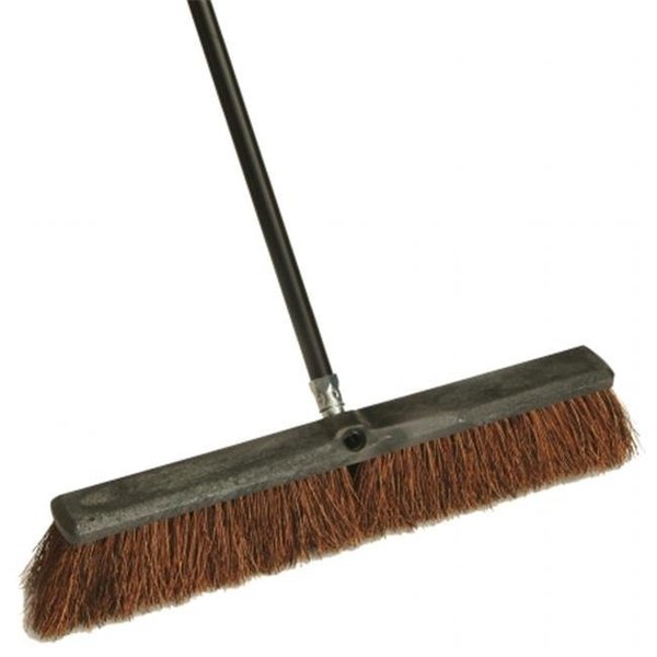 Homecare Products 18 in. Block Push Broom With 60 in. Metal Handle HO731820